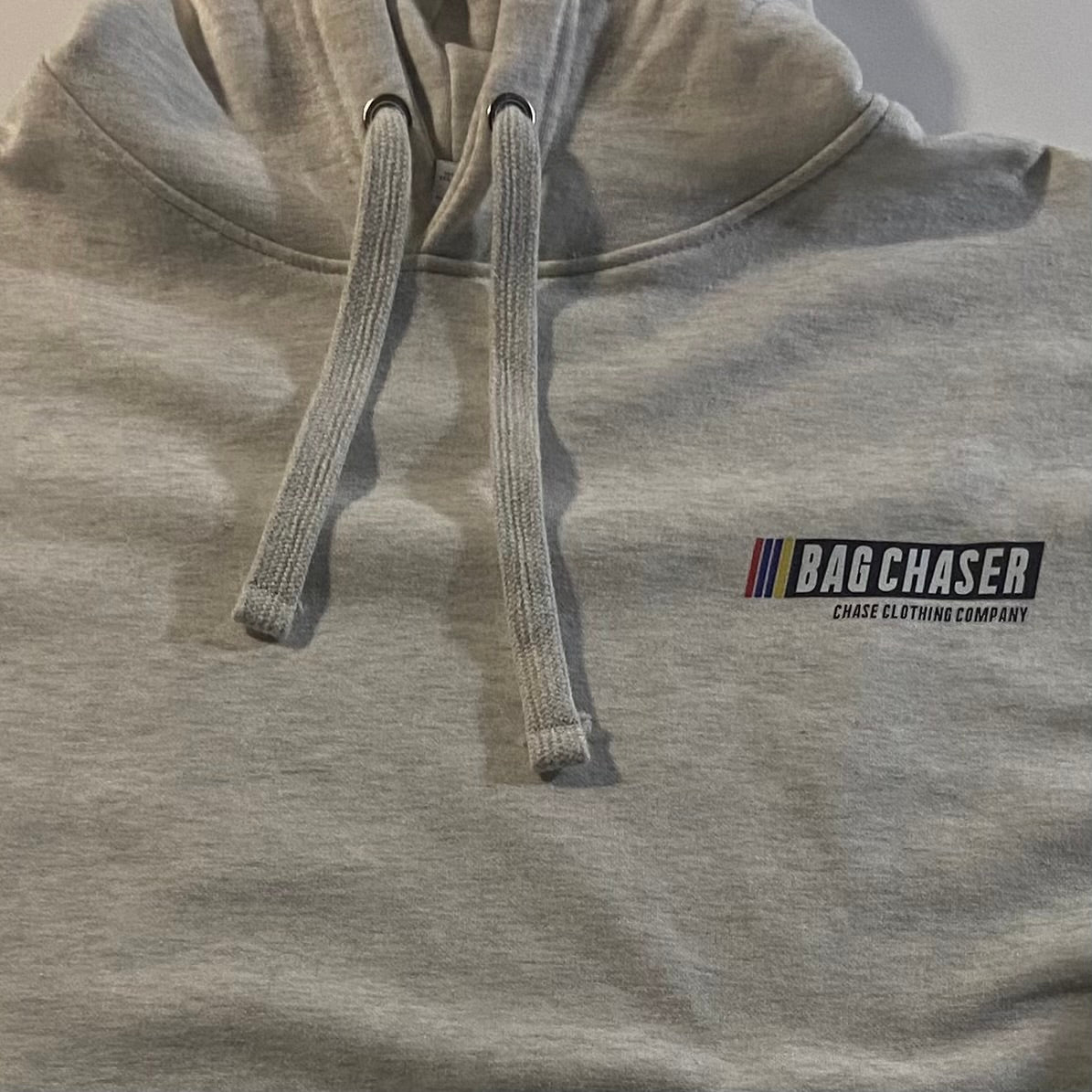 Grey nascar bag chaser hoodie